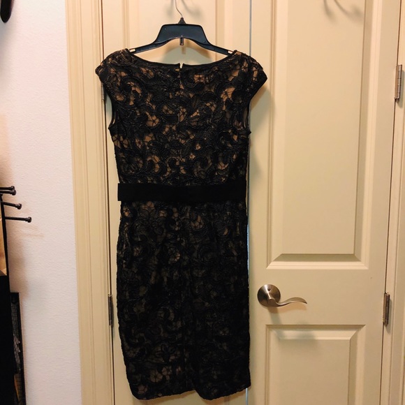 Holiday Dress! Tadashi Black Lace Dress - Picture 2 of 6